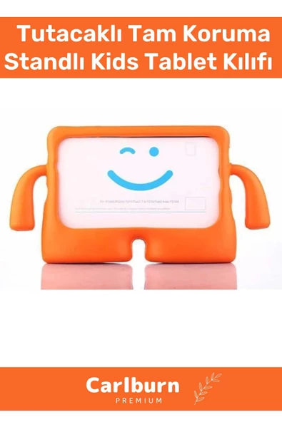 Özel Üretim Apple Samsung Uyumlu 8.7 Inç Yumuşak Dokulu Tutacaklı Tam Koruma Standlı Kids ürün görseli 1