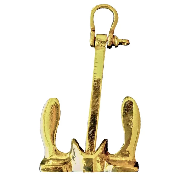 Anahtarlık Drenot Çıpa 80Mm Pirinç Döküm ürün görseli 1
