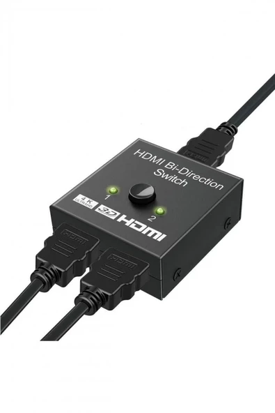 2 Port Çift Yönlü Hdmi Çoklayıcı Bölücü Splitter Switch Çoğaltıcı ürün görseli 1