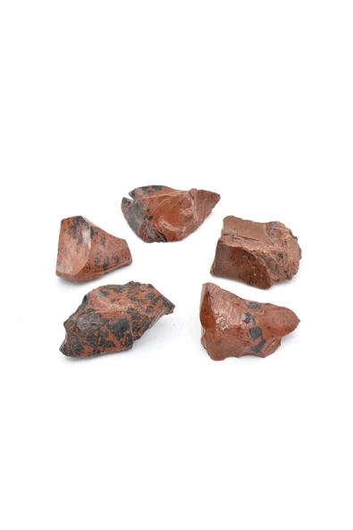 Hakiki Doğal Mahogany Obsidyen Taşı Kaya Parçası ürün görseli 1