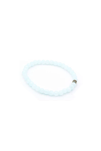 Hakiki Doğal Hemimorfit Taşı Bileklik 6 Mm ürün görseli 1