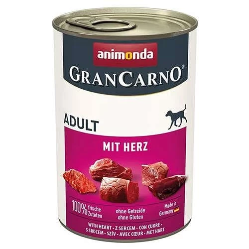 Animonda Gran Carno Sığır+Yürekli Köpek Konservesi 400 Gr ürün görseli 1