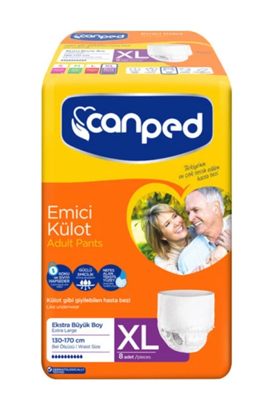 Canped Emici Külot Canped Hasta Bez X Large 30'lu ürün görseli 1