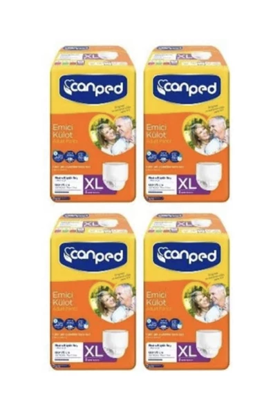 Canped Emici Külot Ekstra Büyük Boy XL 30'lu 4 Adet Hasta Bezi ürün görseli 1