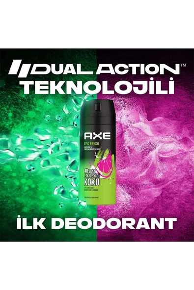 Axe Epic Fresh 150 ml 4 Adet Erkek Deodorant - Resim 3