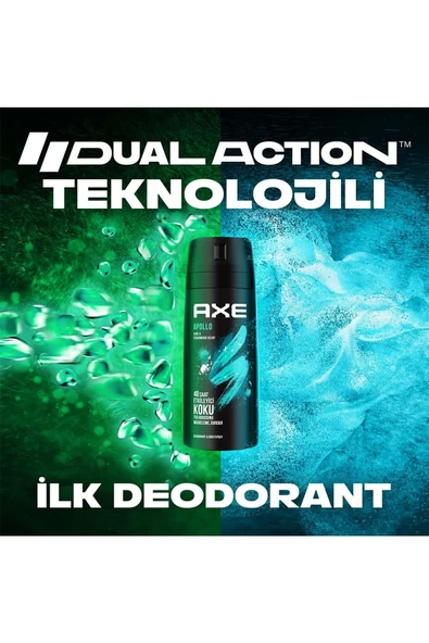 Axe Apollo 150 ml Erkek Deodorant - Resim 6
