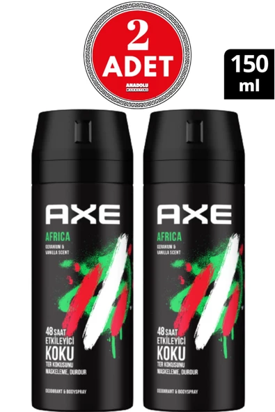 Axe Africa 2 Adet 150 ml Erkek Deodorant ürün görseli 1