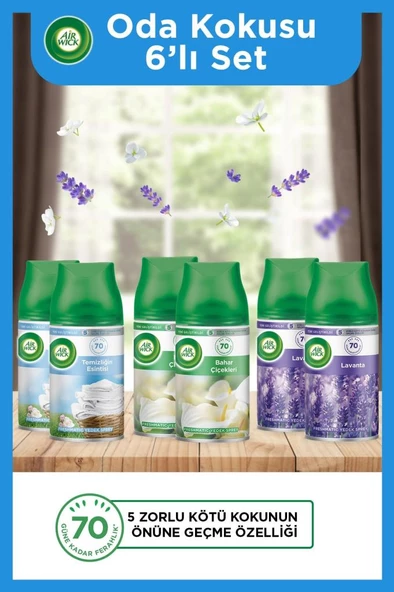Air Wick Oda Kokusu Freshmatic Makine Yedek Spreyi 250 ml X 6 ürün görseli 1