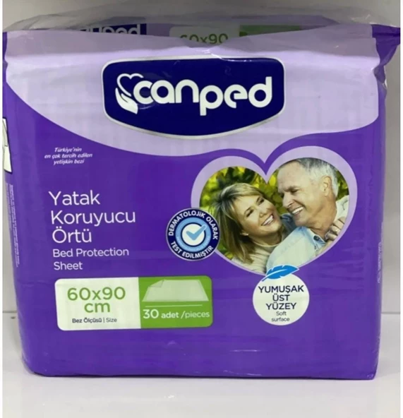Canped CANPED YATAK KORUYUCU 60X90 30 ADET ürün görseli 1