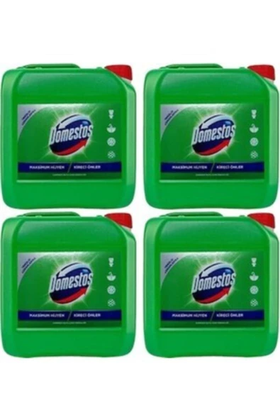 Domestos Maksimum Hijyen Çam Ferahlığı Konsantre Jel Çamaşır Suyu 4 x 3240 ml ürün görseli 1