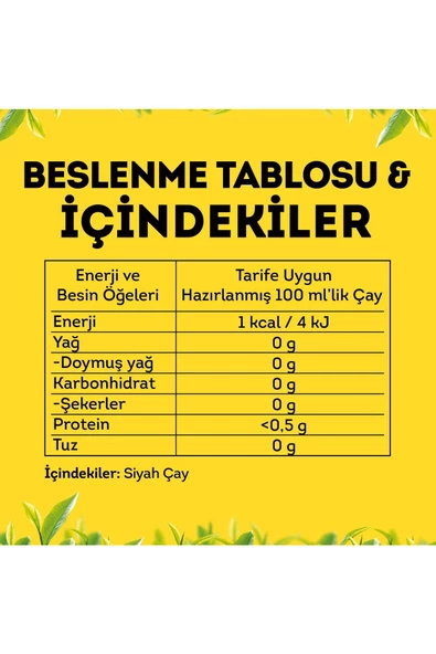 Lipton Yellow Label Tea 1 kg 6'lı Çay - Resim 3