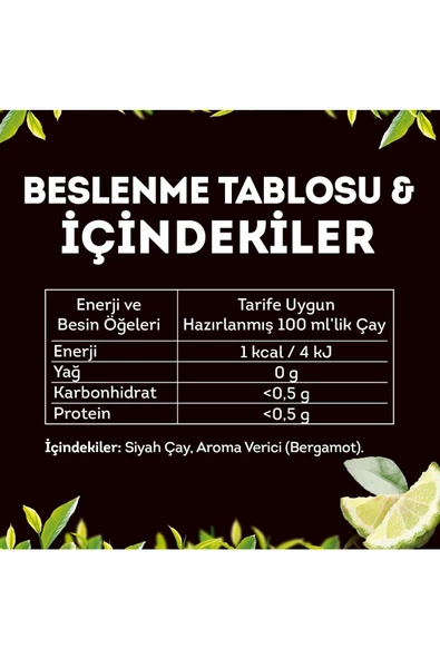 Lipton Earl Grey 1 kg 2'li Bergamotlu Çay - Resim 3
