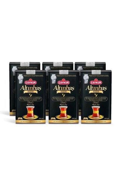 Çaykur Altınbaş Klasik Doğal Siyah Dökme Çay 500gr X 6 Adet ürün görseli 1