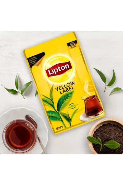 Lipton Yellow Label Tea 1 kg 3'lü Çay - Resim 6