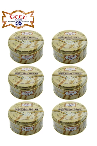 Üçel Sade Tahin Helvası 830gr X6 Adet (1 KOLİ) ürün görseli 1