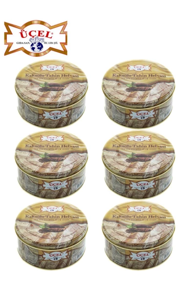 Üçel Kakaolu Tahin Helvası 830gr X6 Adet (1 KOLİ) ürün görseli 1