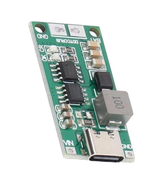 Gözeler 2s 2a Li-on Lipo Pil Batarya Şarj Modülü Type-c Çok Hücreli 18650 Lityum 8.4v ürün görseli 1
