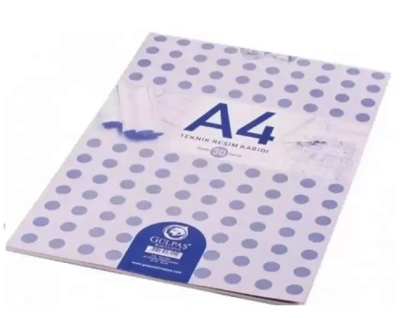 Gülpaş Teknik Resim Defteri A4 30 Yaprak ürün görseli 1