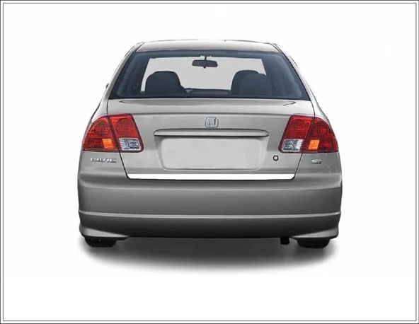 Honda Civic Krom Alt Bagaj Çıtası 2001-2007 Arası Paslanmaz Çelik ürün görseli 1