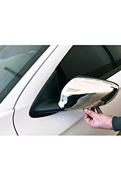 Citroen C4 Cactus Krom Ayna Kapağı 2 Parça 2014-2019 Paslanmaz Çelik ürün görseli 1