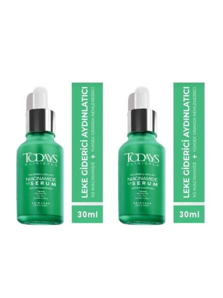 Todays Clinicals 2 ADET %5 Niacinamide + Aydınlatıcı Serum + Centella Asiatica + Zinc Pca ürün görseli 1