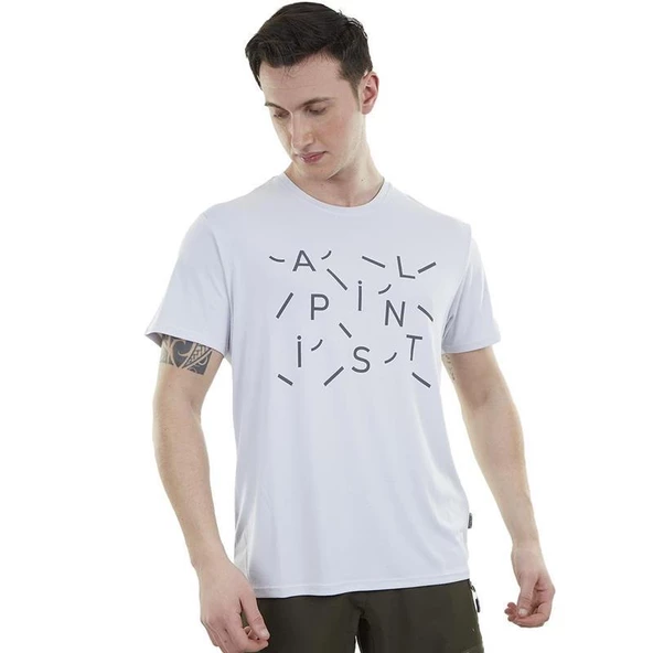 Alpinist Baseline Ultra Dry Erkek T-Shirt Beyaz-2XL ürün görseli 1