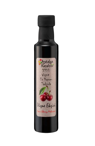 Antalya Reçelcisi %100 Vişne Ekşisi Classy 250 ML Cam Şişe ürün görseli 1