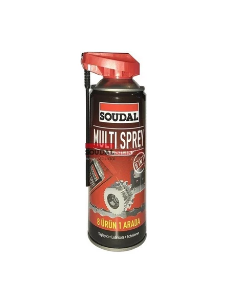 Soudal Multisprey Koyurucu Yağlayıcı Pas Sökücü 400 ml - Soudal ürün görseli 1