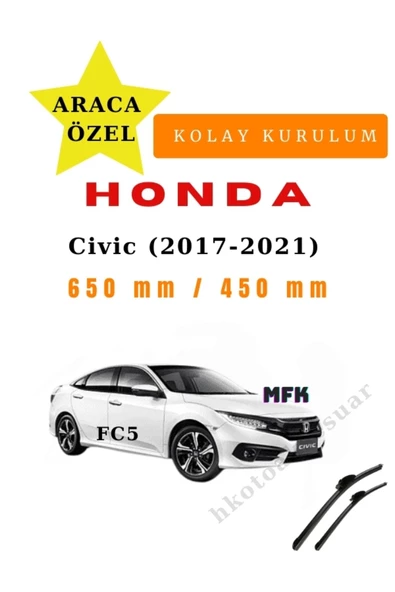 Mfk Honda Civic  FC5  (2017-2021) Araca Özel Sİlecek ürün görseli 1
