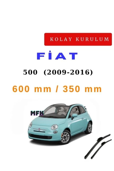Mfk Fiat 500 (2009-2016) Araca Özel silecek Ön İki ürün görseli 1