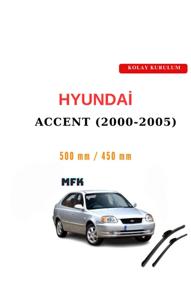 Mfk Hyundai Accent  (2000-2005) Araca Özel Silecek ürün görseli 1