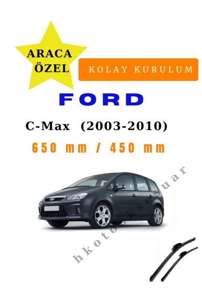Mfk Ford C-Max  (2003-2010) Araca Özel Silecek Ön İki ürün görseli 1