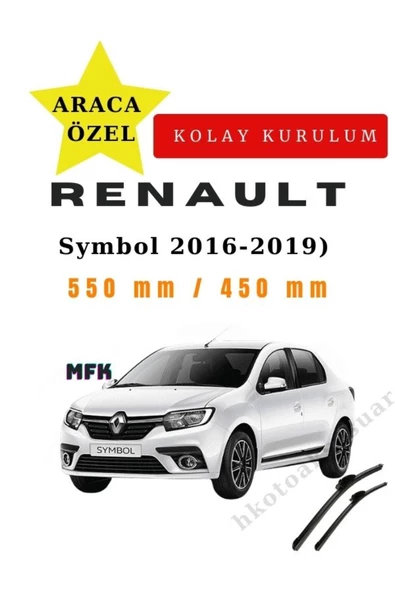 Mfk Renault Symbol (2016-2019) Araca Özel Silecek ürün görseli 1