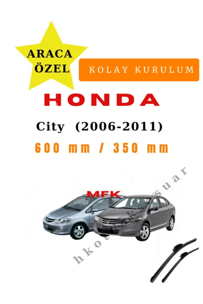 Mfk Honda City (2006-2011) Araca Özel Silecek ürün görseli 1