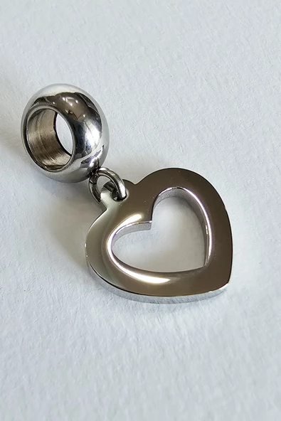 ÇELİK CHARM KALP ÇERÇEVE - Resim 3