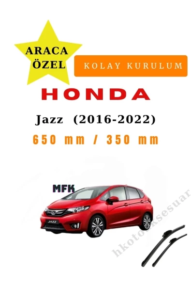Mfk Honda Jazz  (2016-2022) Araca Özel Silecek Ön iki ürün görseli 1