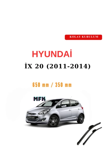 Mfk Hyundai İX20 (2011-2014) Araca Özel Silecek Ön İki ürün görseli 1