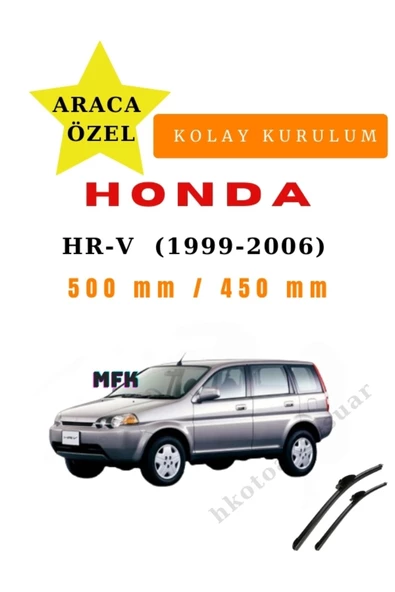Mfk Honda HR-V  (1999-2006) Araca Özel Sİlecek Ön iki ürün görseli 1