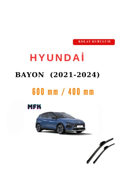 Mfk Hyundai Bayon (2021-2024) Araca Özel Silecek Ön İki ürün görseli 1