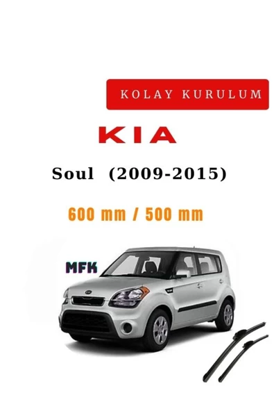 Mfk Kia Soul  (2009-2015) Araca Özel Silecek Ön İki ürün görseli 1