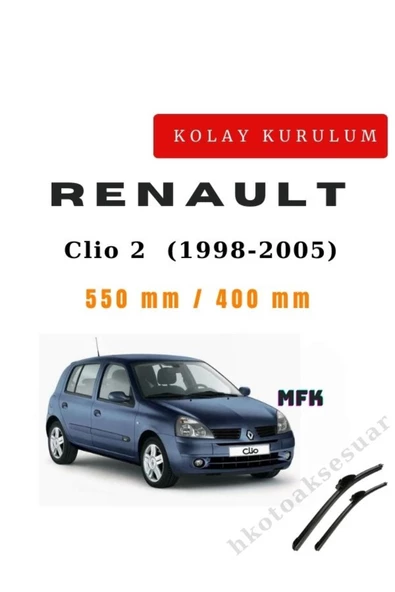 Mfk Renault Clio 2  (1998-2005) Araca Özel Silecek ürün görseli 1