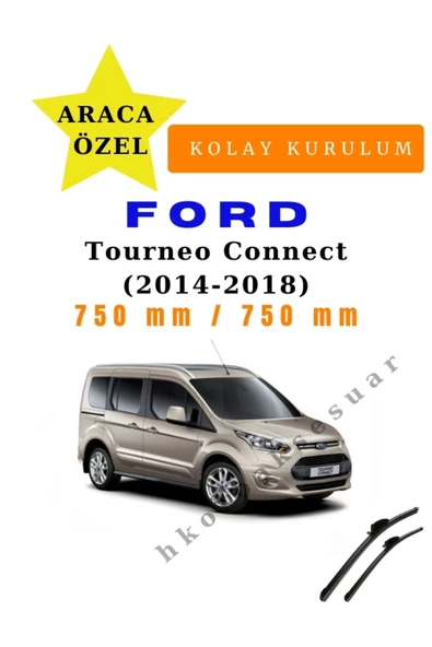 Mfk Ford Tourneo Connect  (2014-2018) Araca Özel Sİlecek Ön iki ürün görseli 1