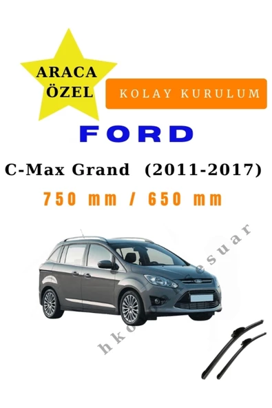 Mfk Ford C-Max Grand  (2011-2017) Araca Özel Sİlecek Ön İki ürün görseli 1