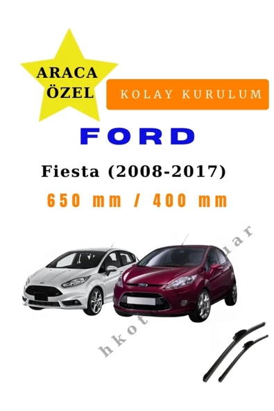 Mfk Ford Fiesta (2008-2017) Araca ÖZel Sİlecek Ön İki ürün görseli 1
