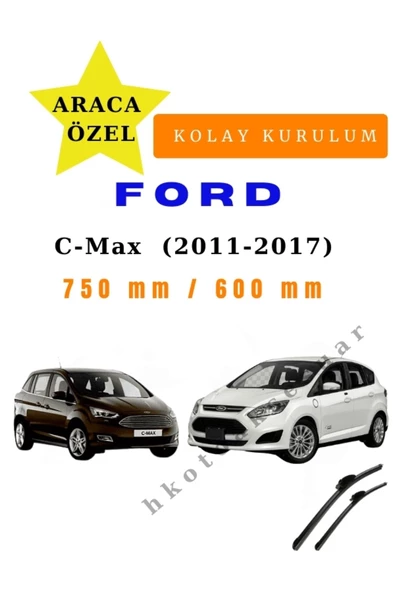 Mfk Ford C-Max  (2011-2017) Araca Özel Sİlecek Ön İki ürün görseli 1