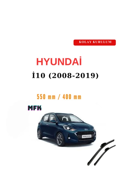 Mfk Hyundai i10 (2008-2019) Araca Özel Silecek Ön İki ürün görseli 1