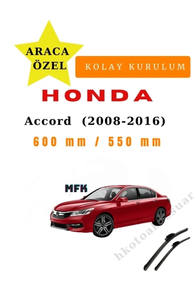 Mfk Honda Accord  (2008-2016) Araca Özel Sİlecek ürün görseli 1