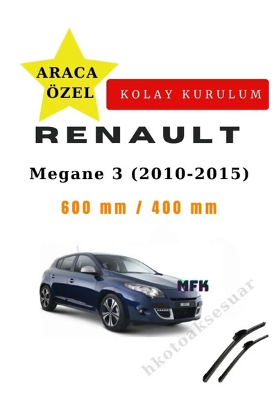 Mfk Renault Megane 3 (2010-2015) Araca Özel Sİlecek ürün görseli 1