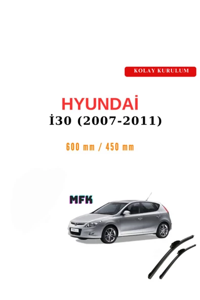 Mfk Hyundai İ30 (2007-2011) Araca Özel Silecek Ön İki ürün görseli 1
