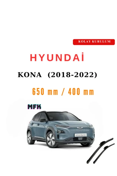 Mfk Hyundai Kona (2018-2022) Araca Özel Silecek Ön İkisi ürün görseli 1